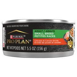 Pro Plan® Adult Small Breed Chicken & Carrots Entrée in gravy dog food