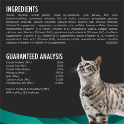 Ingredients, guaranteed analisys