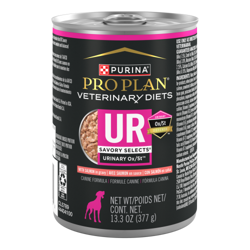 Pro Plan Veterinary Diets® UR Savory Selects Urinary® Support Dog Food Ox/St™ With Salmon in Gravy