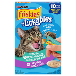 Friskies® Lil’ Lickables™ with Tuna and with Ocean Whitefish 10ct Variety Pack