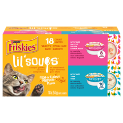 Friskies® Lil’ Soups® Fish-a-Licious Variety Pack 18 count