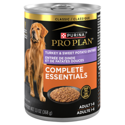 Purinaᴹᴰ Pro Planᴹᴰ Complete Essentials Classique Entrée de Dinde et Patates Douces Nourriture pour Chiens Adulte