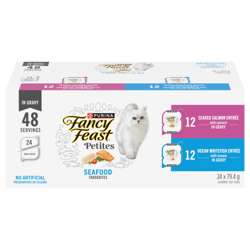 Fancy Feast® Petites Seafood Favourites Variety Pack, Wet Cat Food