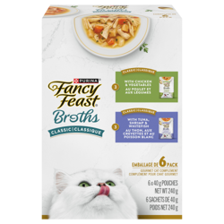 Fancy Feast Broths® Classic Collection 6 Pack Variety Pack