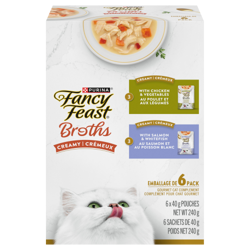 Fancy Feast Broths® Creamy Collection Variety Pack