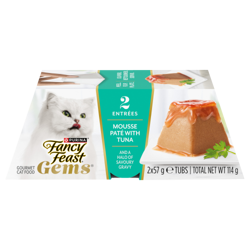 Fancy Feast® Gems® Mousse Paté with Tuna and a Halo of Savoury Gravy Wet Cat Food