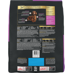 Pro Planᴹᴰ AdvantEDGE Soutien+ Sénior Bouchées à la viande – Nourriture sèche pour chiens adultes de petites races de 7 ans et plus, Formule Poulet et riz