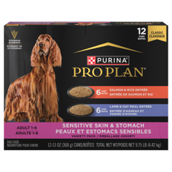 Pro Plan® Sensitive Skin & Stomach Classic Adult Wet Dog Food Variety Pack