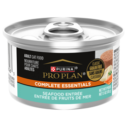 Pro Planᴹᴰ Complete Essentials – Nourriture humide pour chats adultes, Entrée de fruits de mer sans grains classique