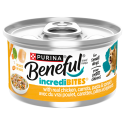 Benefulᴹᴰ IncrediBitesᴹᴰ en sauce avec du vrai poulet Nourriture pour Chiens