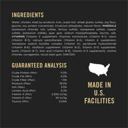 Ingredients and Guaranteed Analysis