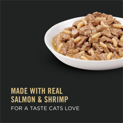 Made with real salmon and shrimp
