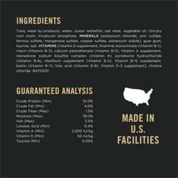 Ingredients and Guaranteed Analysis
