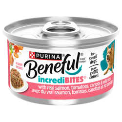 Benefulᴹᴰ IncrediBitesᴹᴰ avec du Vrai Saumon en Sauce Nourriture pour Chiens