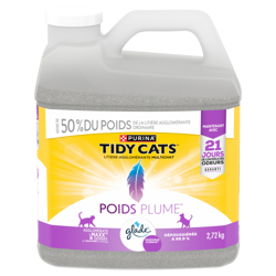 Tidy Catsᴹᴰ Poids Plumeᴹᴰ avec Gladeᴹᴰ Fraîcheur Florale🅪 Litière pour Chats