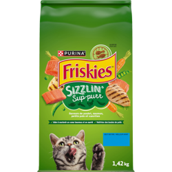 Friskiesᴹᴰ Sizzlin’ Sup-purr🅪 Nourriture Sèche Pour Chats