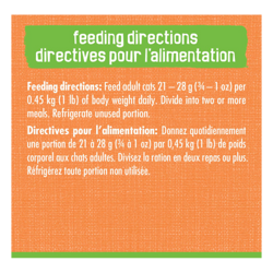 Feeding Instructions
