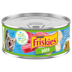 Friskies Pâté DÎner au Poisson de Mer Blanc et au Thon Nourriture Humide pour Chats