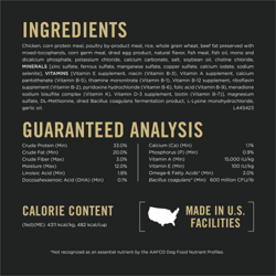 Ingredients & Guaranteed Analysis