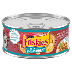 Friskies® Tasty Treasures® with Chicken & Tuna in Gravy Wet Cat Food