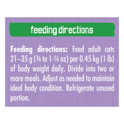Feeding Instructions
