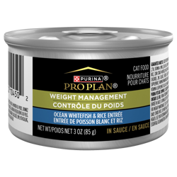 Purina® Pro Plan® Weight Management Ocean Whitefish & Rice Entrée In Sauce Adult Wet Cat Food