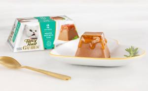 fancy feast gem on a plate