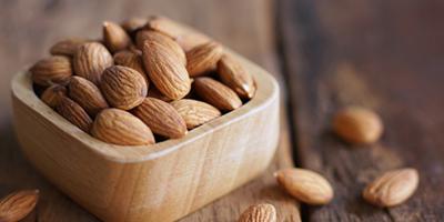 almonds in a bowl