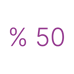 % 50