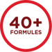40+ formules