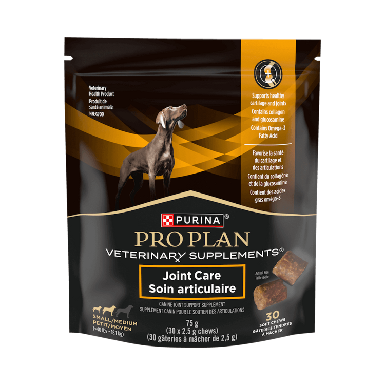 Pro Plan Veterinary Supplements🅫 Supplément pour chiens soin articulaire pour chiens de petites et moyennes races
