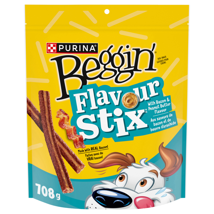 Beggin’® Flavour Stix® With Bacon & Peanut Butter Flavour Dog Snacks