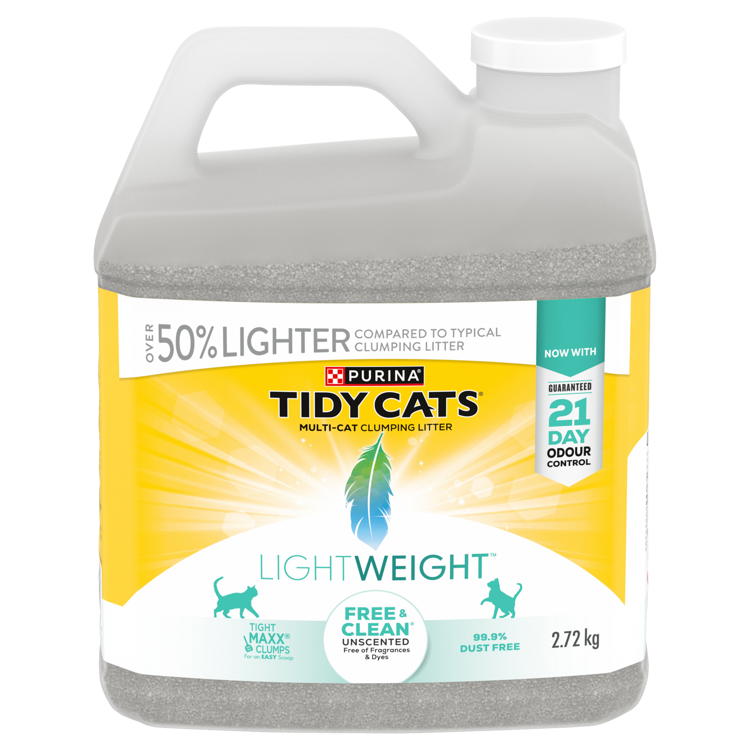 Tidy Cats® LightWeight Free & Clean® Unscented Multi-Cat Clumping Litter