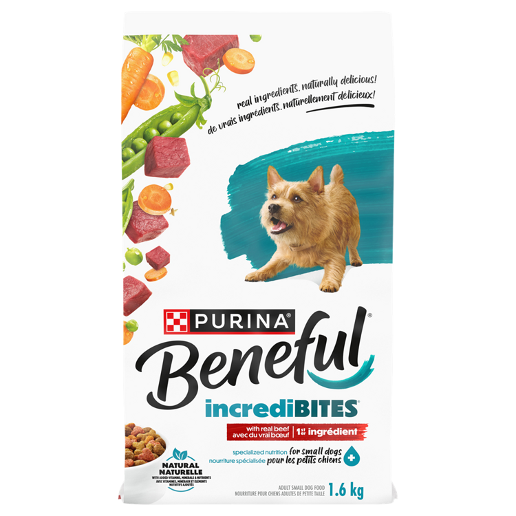 Benefulᴹᴰ IncrediBitesᴹᴰ avec Vrai Bœuf Nourriture pour chiens