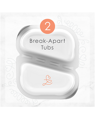 2 break-apart tubs