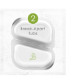 2 break-apart tubs