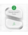 2 break-apart tubs