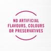 No artificial flavours, colours or preservatives