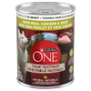 Purinaᴹᴰ ONEᴹᴰ Véritable Instinct Tendres Morceaux en Sauce avec Vrai Poulet et Vrai Canard Nourriture pour Chiens