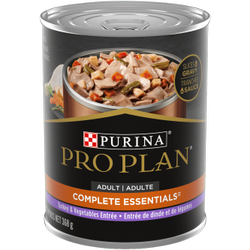 Pro Plan® Adult Complete Essentials™ Turkey & Vegetables Entrée Slices in Gravy Wet Dog Food