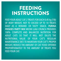 Friskies® Party Mix® Meow Luau Crunch Cat Treats - Feeding