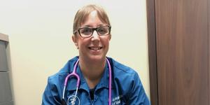 with Dr. Liz Ruelle (BSc, DVM, Dip. ABVP) of the Cat Clinic of Calgary