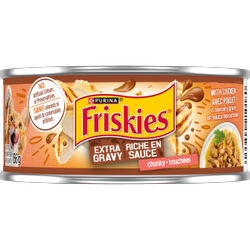 Friskies® Extra Gravy Chunky with Chicken in Savoury Gravy Wet Cat Food