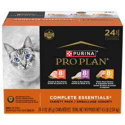 Pro Plan® Complete Essentials™ Wet Cat Variety Pack 24X85g