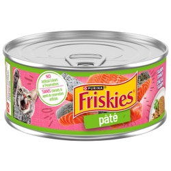 Purinaᴹᴰ Friskiesᴹᴰ Pâté Dîner au Saumon Nourriture pour Chats 156 g