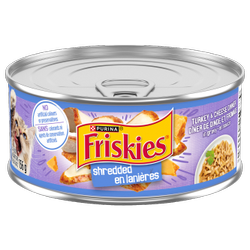 Nourriture humide pour chats Friskiesᴹᴰ Dîner de dinde et fromage en sauce