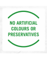 No artificial colours or preservatives