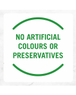 No artificial colours or preservatives