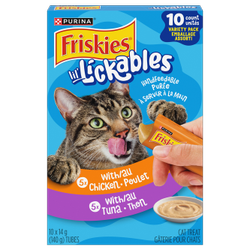 Friskies® Lil’ Lickables™ with Tuna and with Chicken 10ct Variety Pack