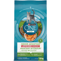 Purina ONE🅫 +Plus Advantage Intérieur🅪 avec du Vrai Saumon